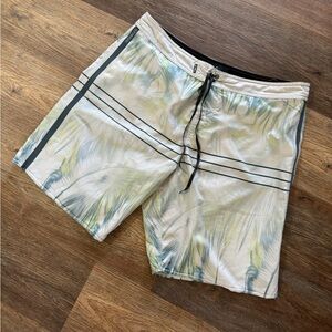 O'Neill Superfreak Swim Trunks Mens 34 Multicolor Board Shorts Bathing Suit Surf